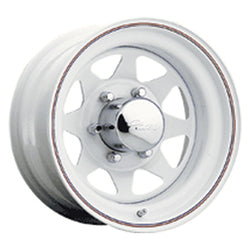 16x7 Pacer 310W White Spoke 6X5.50 +00