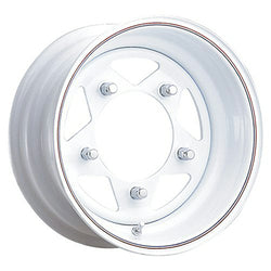 15x7 Pacer 81W  VW White Baja 5 Spoke 5X205 -13