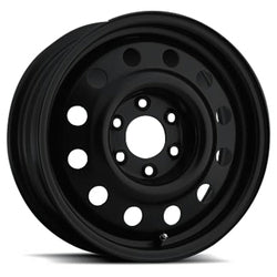 15x6 Misc 62S Black Steel Snow Wheel 5X100 +41