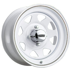 15x8 Pacer 21W VW White Spoke 4X130 -25