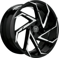 24x10 Lexani 667(BG) Cyclone 5X5.00 +35