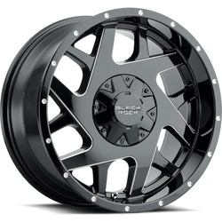 20x9 Black Rock 935B 8X6.50 +12