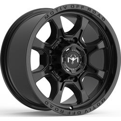 18x9 Motiv Off Road 427B Glock 8X6.50 +18